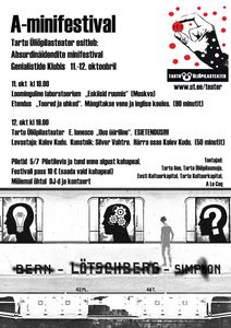 Absurdinäidendite minifestival Absurdinäidendite minifestival