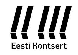 Pildil on Eesti Kontserdi logo, mille alumises osas on mustalt kirjas "Eesti Kontsert" ning selle kohal viis musta joont, mis meenutavad musti klaveriklahve.