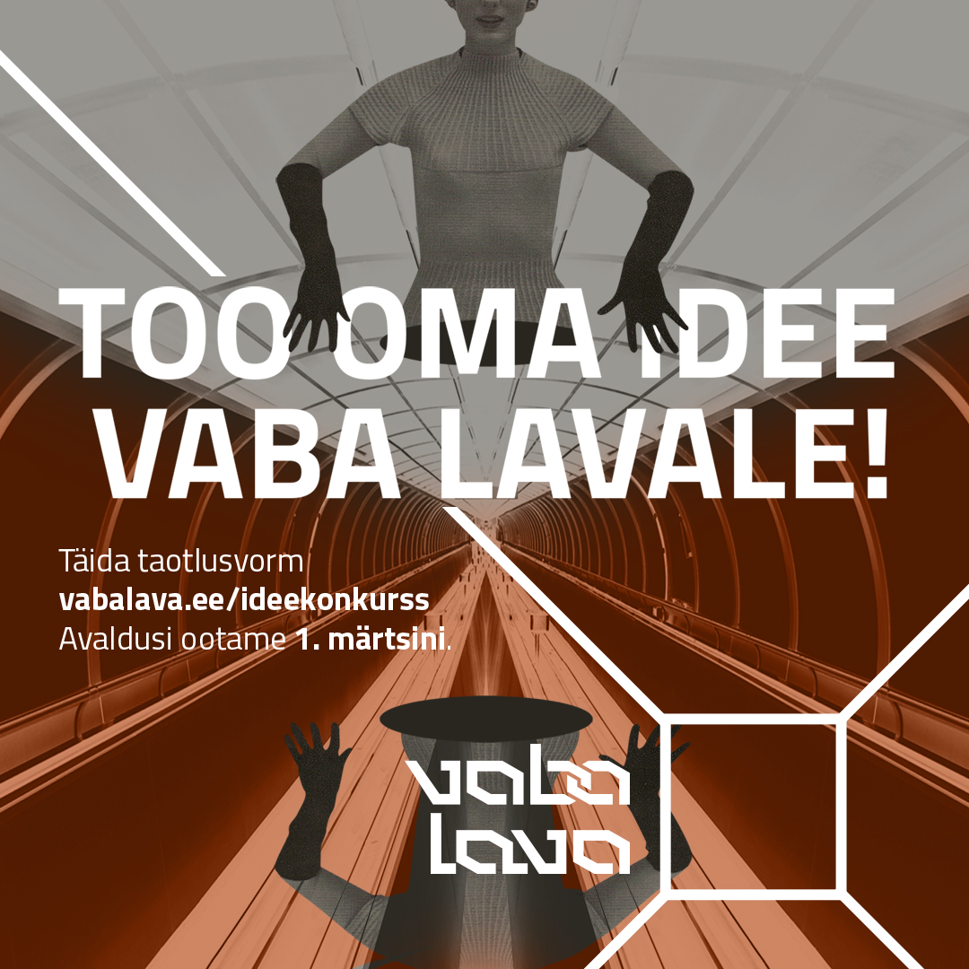 Illustratsioonil on näha tunnelit, mille eesosas on näha poolikut inimkeha ja käsi. Kujunduse keskel on kirjas 