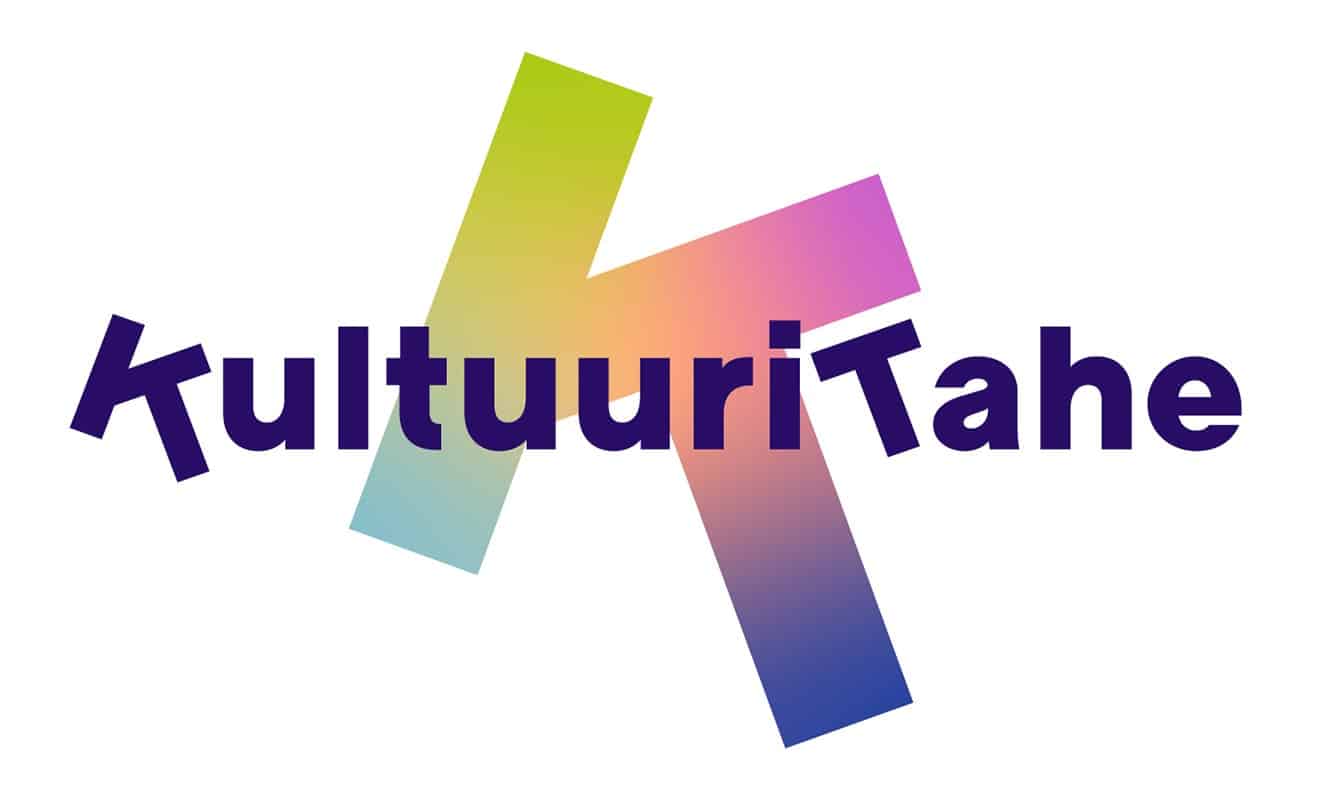 Pildil on ühenduse Kultuuritahe logo: keskel on värviline K-täht ning üle selle on tumesiniste tähtedega kirjutatud "KultuuriTahe".
